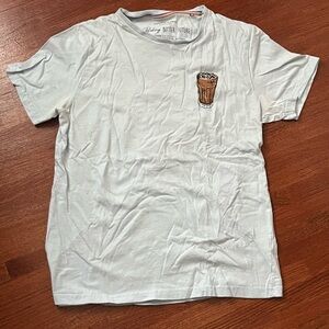 Denim & Flower Light Blue Graphic Tee